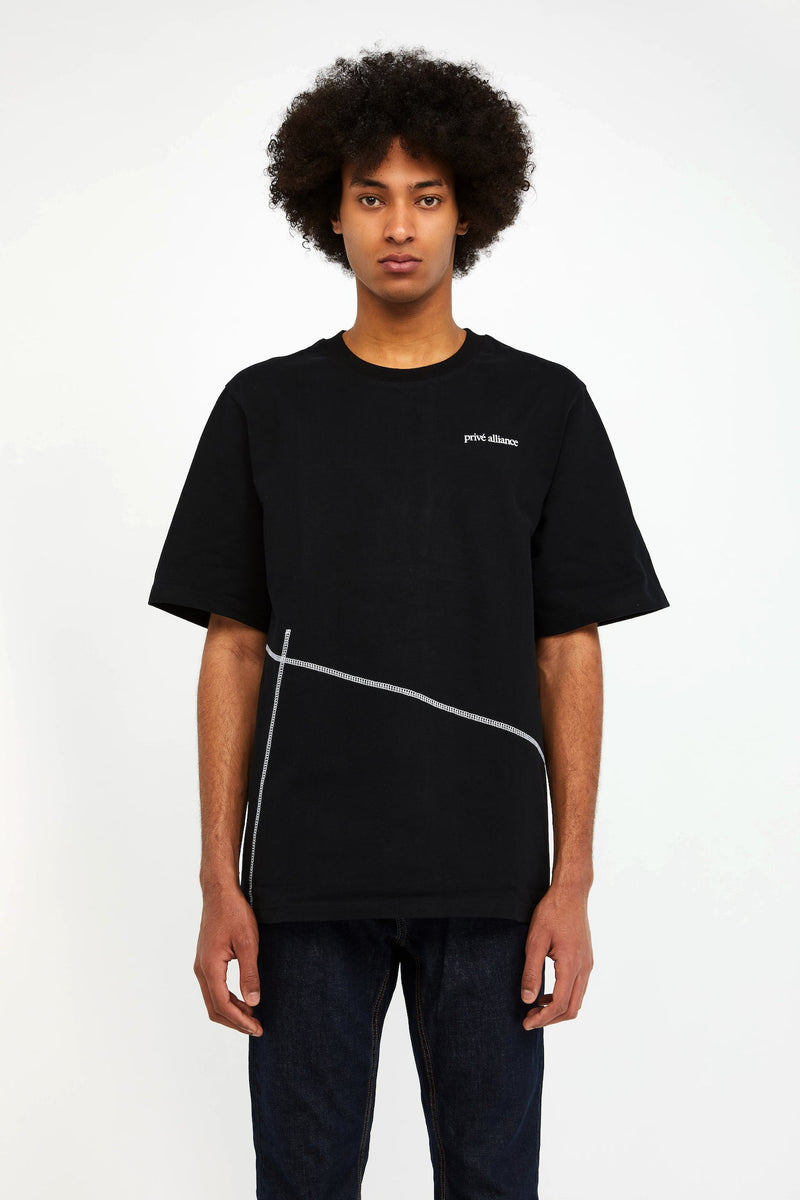 CROSSOVER T-SHIRT - BLACK – Privé Alliance